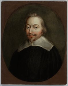 Porträtt av John Pym (olja på koppar)
